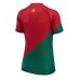 Portugal Replica Home Stadium Shirt for Women World Cup 2022 Short Sleeve
